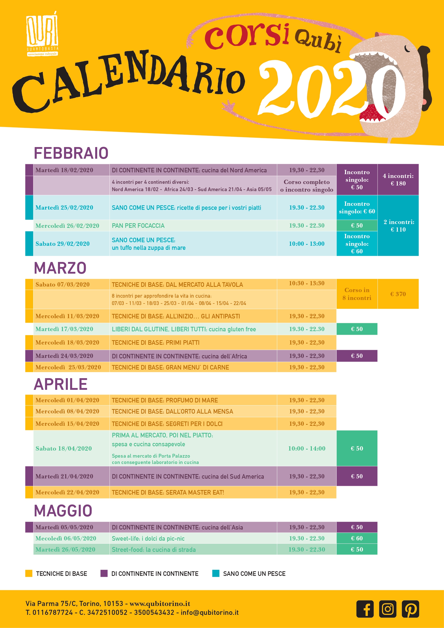 Calendario 2020